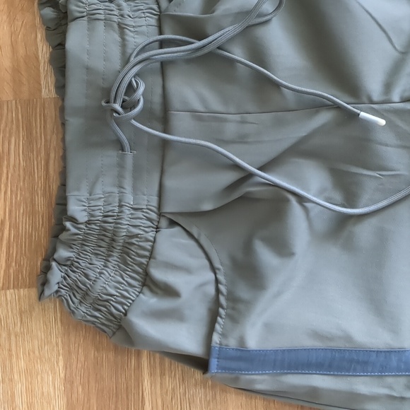 Olive Green Baggy Womens Joggers Track Sweat Pants, Size XS extra small, NEW - Picture 7 of 10